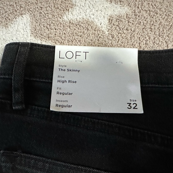 NWT THE LOFT THE SKINNY HIGH RISE JEANS SZ 32 - Picture 5 of 6